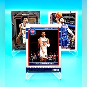 🔥CADE CUNNINGHAM LOT! NBA Hoops + Panini Prizm Draft Picks + Topps Flagship!